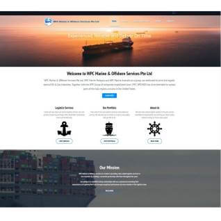 Marine company website